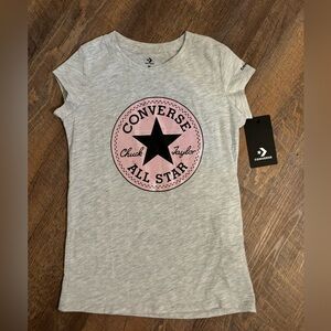 Girls grey converse shirt